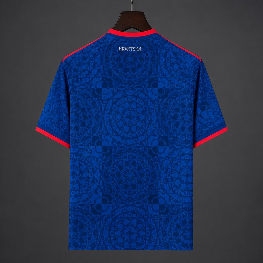 Croatia Away Navy Blue Jersey