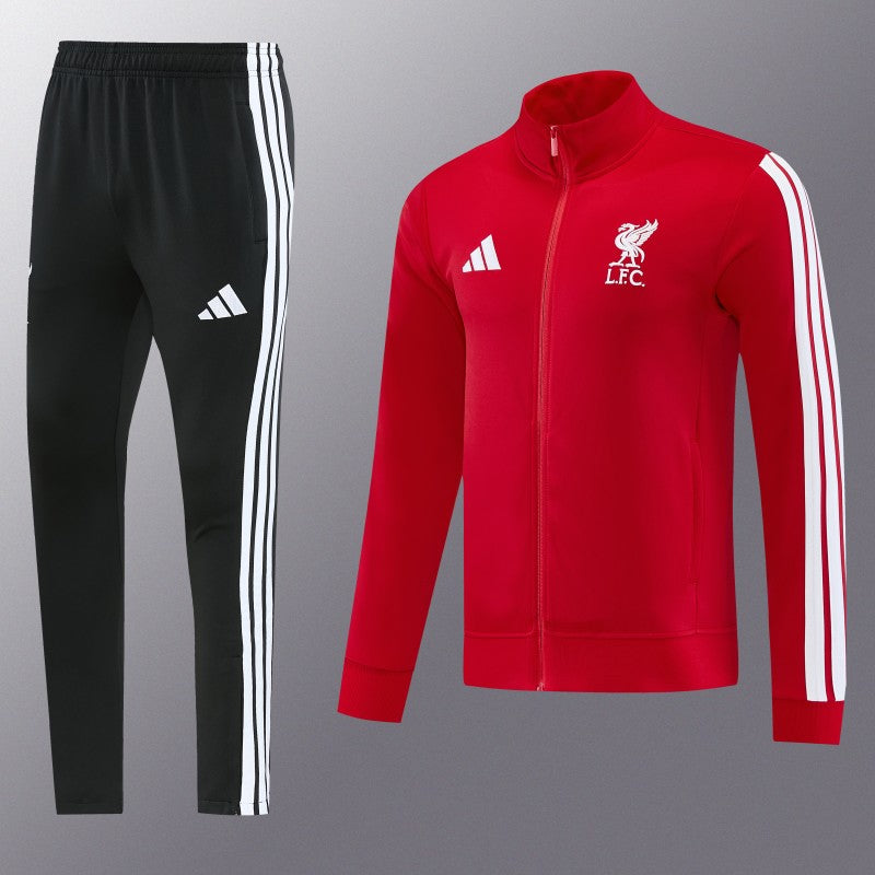 26/27 Liverpool Red Full Zipper Jacket Tracksuit + Long Pants