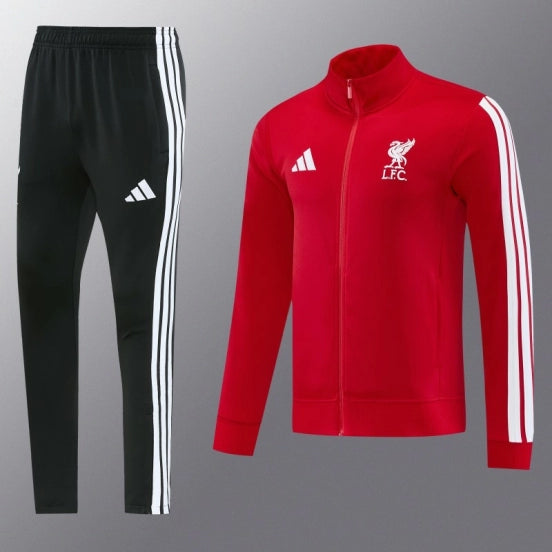 26/27 Liverpool Red Full Zipper Jacket Tracksuit + Long Pants