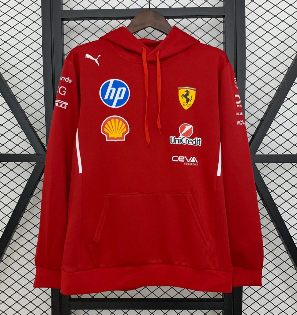 F1 Formula Farrari Red Hoodie