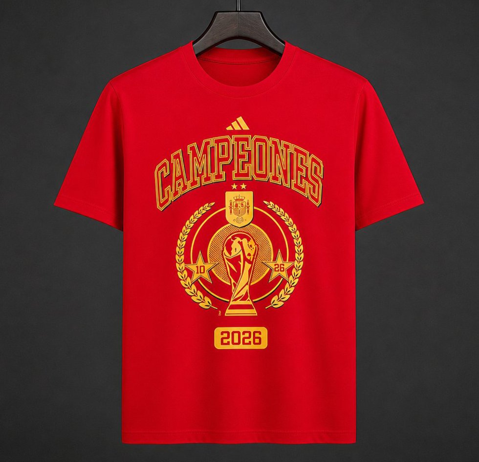 Spain World Cup Champion Red T-Shirt
