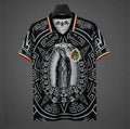 Mexico Special Edition Black with Virgin of Guadalupe and Aztec Pattern Jersey