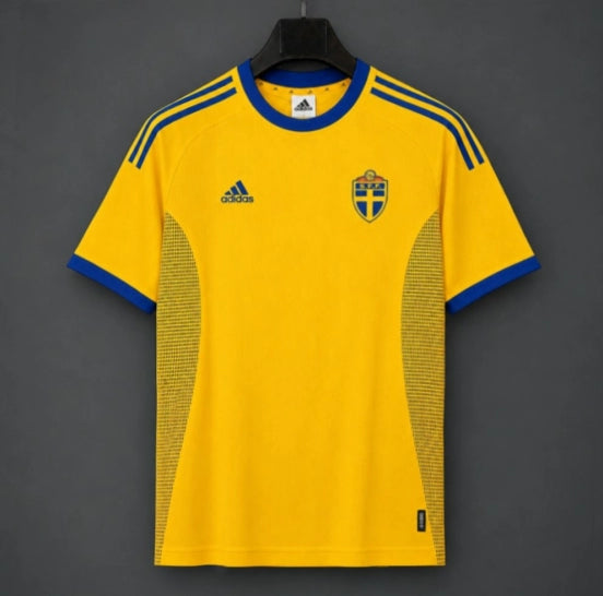 Retro 2002 Sweden Home Jersey