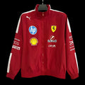 F1 Ferrari Red Full Zipper Windbreaker