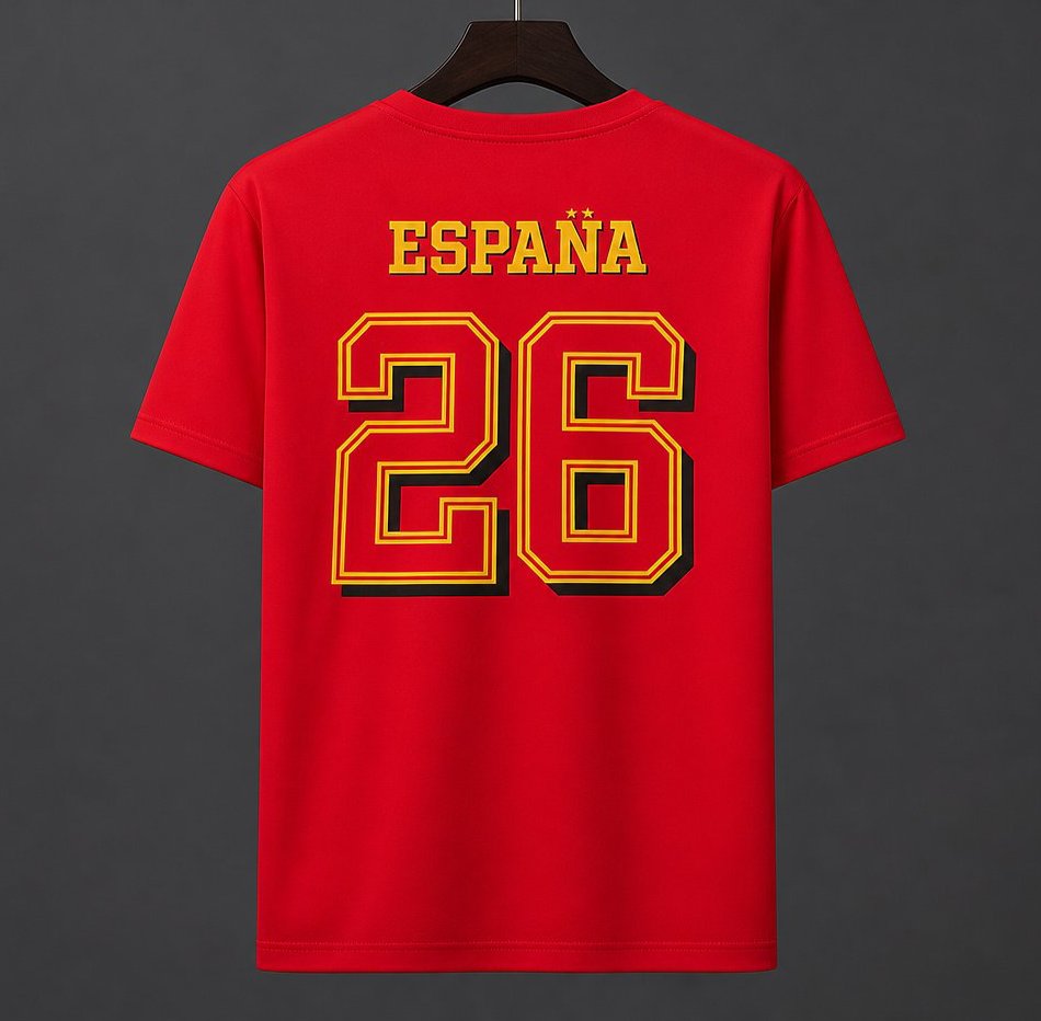 Spain World Cup Champion Red T-Shirt