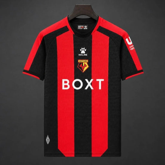 26/27 Watford Away Red Black Jersey