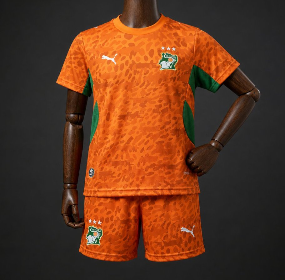 Kids Ivory Coast World Cup Home Kit