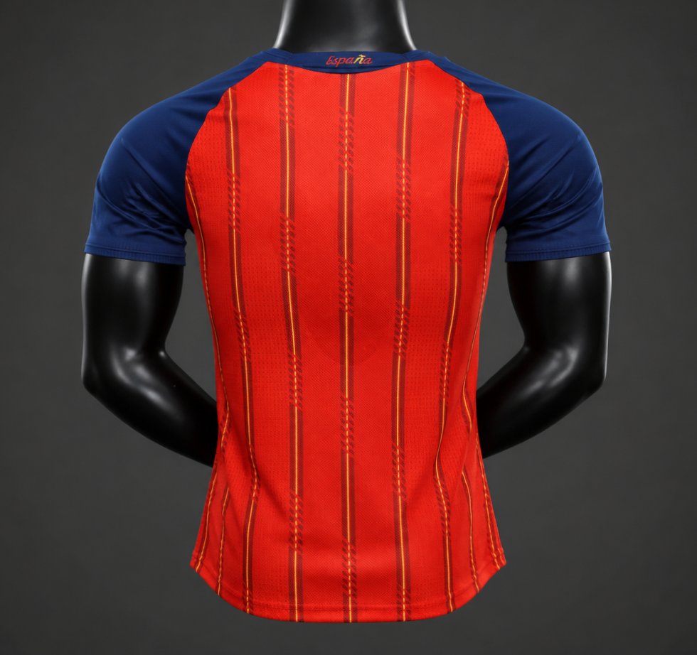 Star Player Version 2026 Spain Home Jersey With Champion Patch