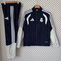 26/27 Real Madrid Navy Blue & Grey Training Tracksuit