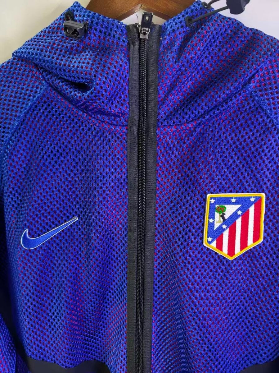 USA Lightweight Breathable Mesh Windbreaker Blue Jacket