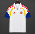 Colombia White Training Polo Jersey
