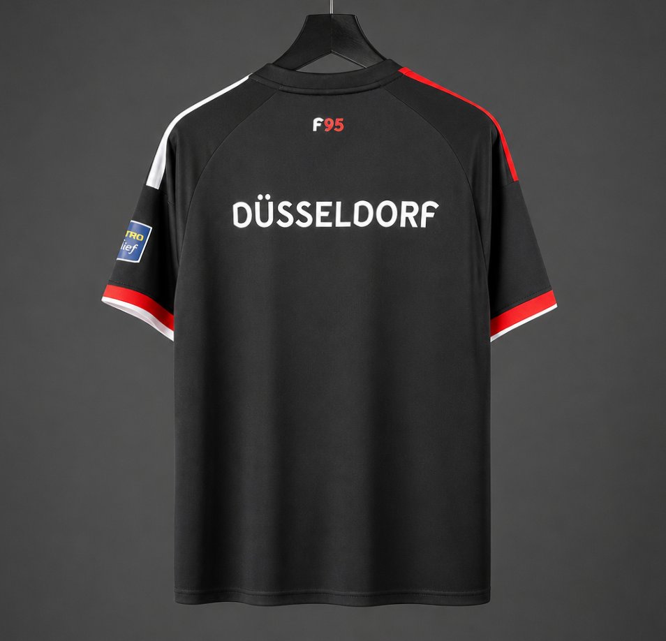 26/27 Fortuna Düsseldorf Third Black Jersey
