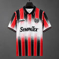 Retro 93/94 Wattenscheid 09 Home Red/Black Vertical Stripes Jersey