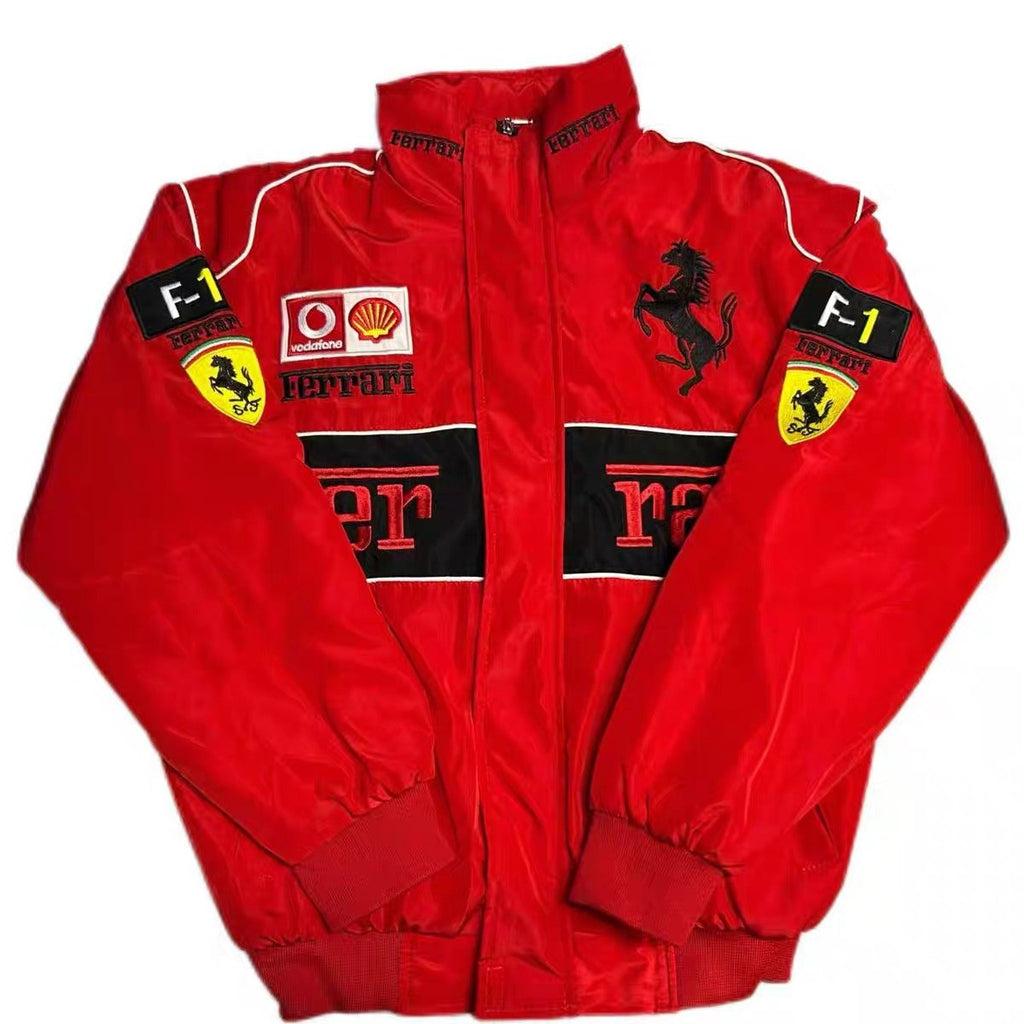 New Adult F1 MOTO Jacket Ebroidered Cotton Padded F 1 Racing Jacket