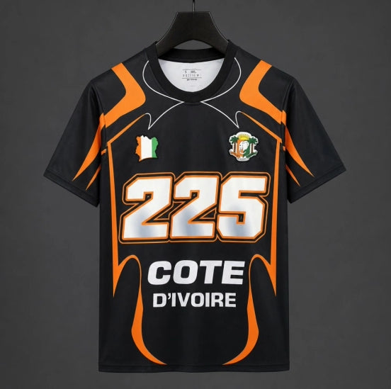 Ivory Coast Côte d'Ivoire Black "225" Special Edition Jersey