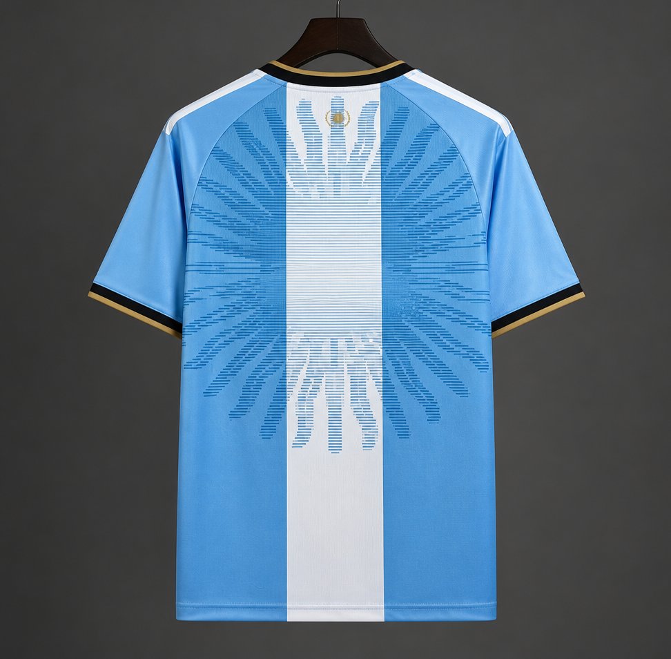 Argentina x Messi Home Light Blue/White Jersey