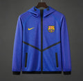 26/27 Barcelona Lightweight Breathable Mesh Windbreaker Blue Jacket