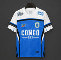 DR Congo Blue with White "CONGO 243" Special Edition Jersey