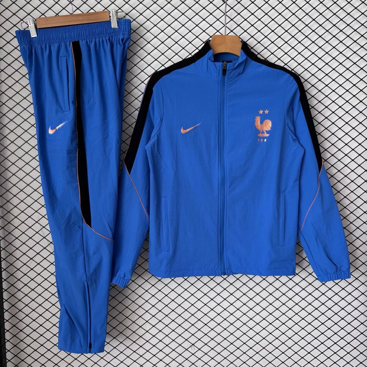 France Blue & Black Training Tracksuit