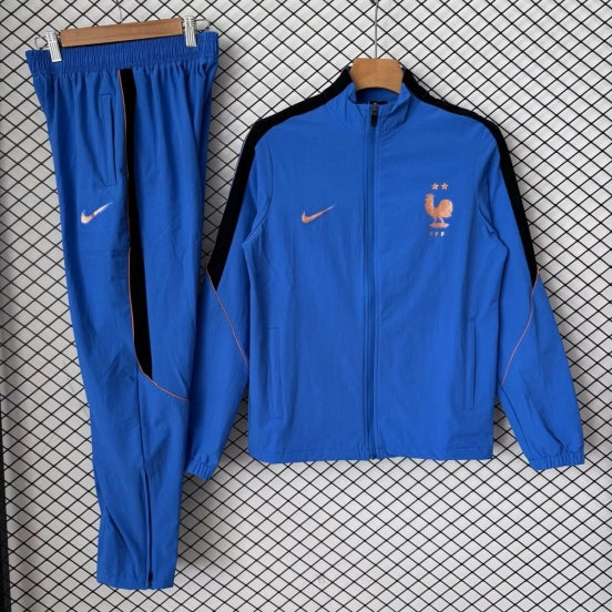 France Blue & Black Training Tracksuit