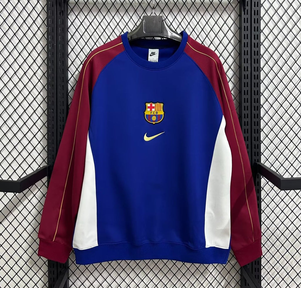 25/26 Barcelona Blue/Wine/White Sweater