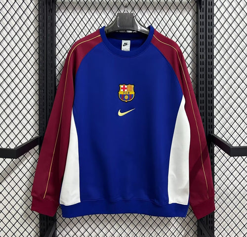 25/26 Barcelona Blue/Wine/White Sweater