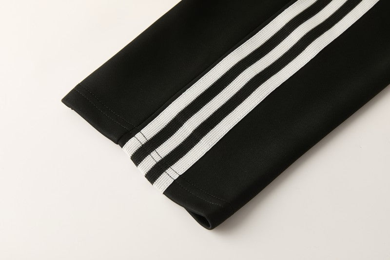 26/27 Juventus Black Full Zipper Jacket Tracksuit + Long Pants