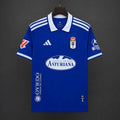 26/27 Real Oviedo Home Blue with White Collar Jersey