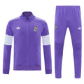 26/27 Real Madrid Purple Full Zipper Jacket Tracksuit + Long Pants