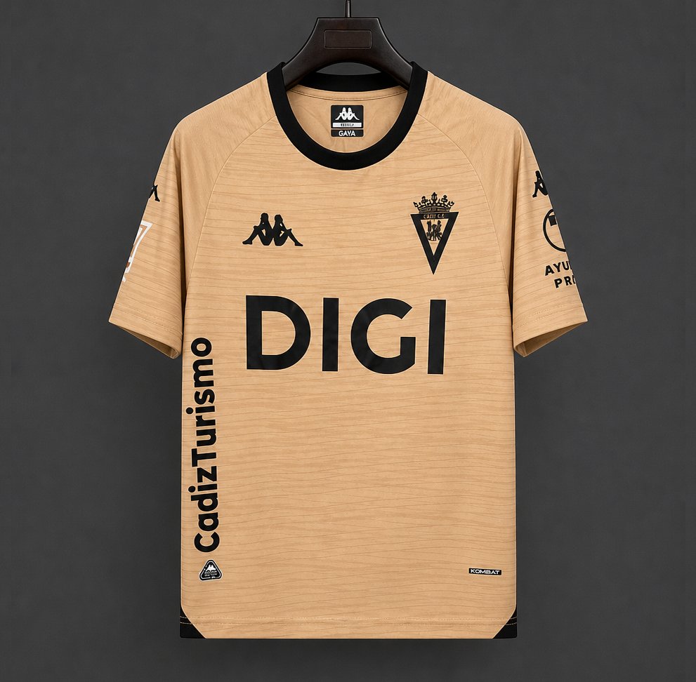 26/27 Cádiz CF Third Sand Jersey