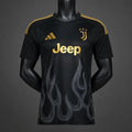 Player Version 26/27 Juventus Black & Gold with Flame Pattern Special Edition Jersey