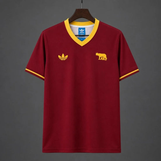 26/27 AS Roma Centenary Retro Red Jersey
