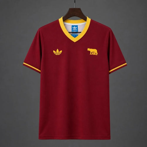 26/27 AS Roma Centenary Retro Red Jersey
