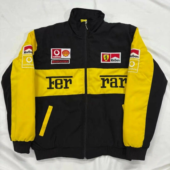 New Adult F1 MOTO Jacket Ebroidered Cotton Padded F 1 Racing Jacket