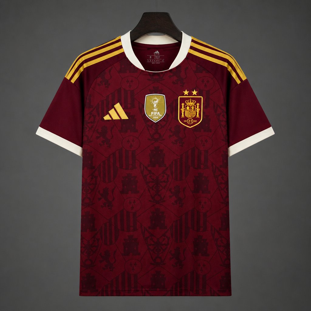 Spain World Cup Champions Maroon Jersey