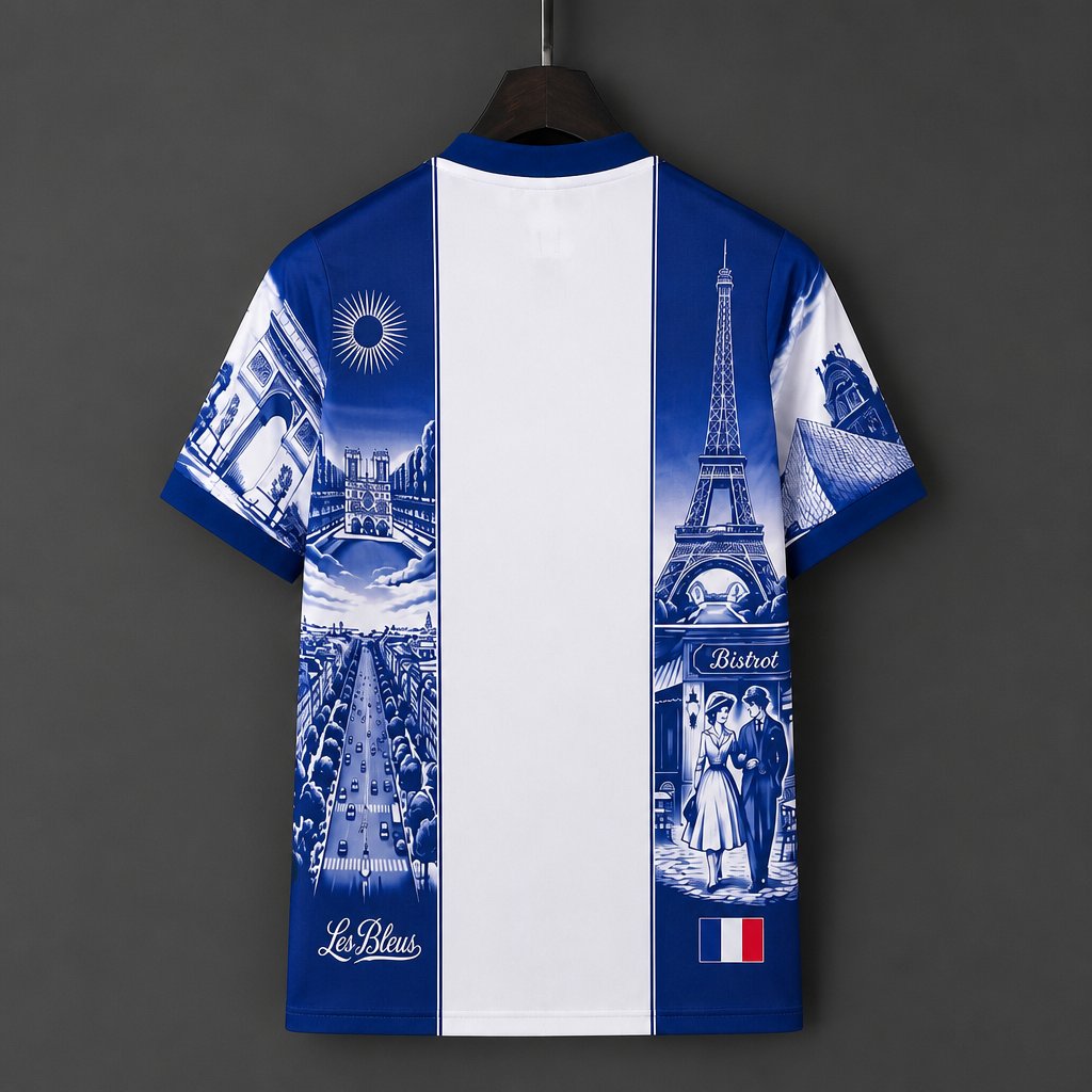 France Paris Special Edition Polo Collar Jersey