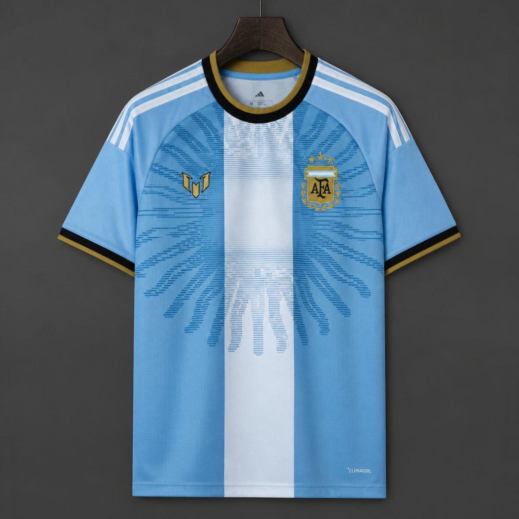 Argentina x Messi Home Light Blue/White Jersey