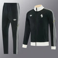 26/27 Juventus Black Full Zipper Jacket Tracksuit + Long Pants
