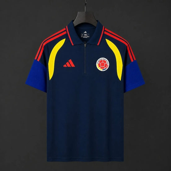 Colombia Navy Blue Training Polo Jersey