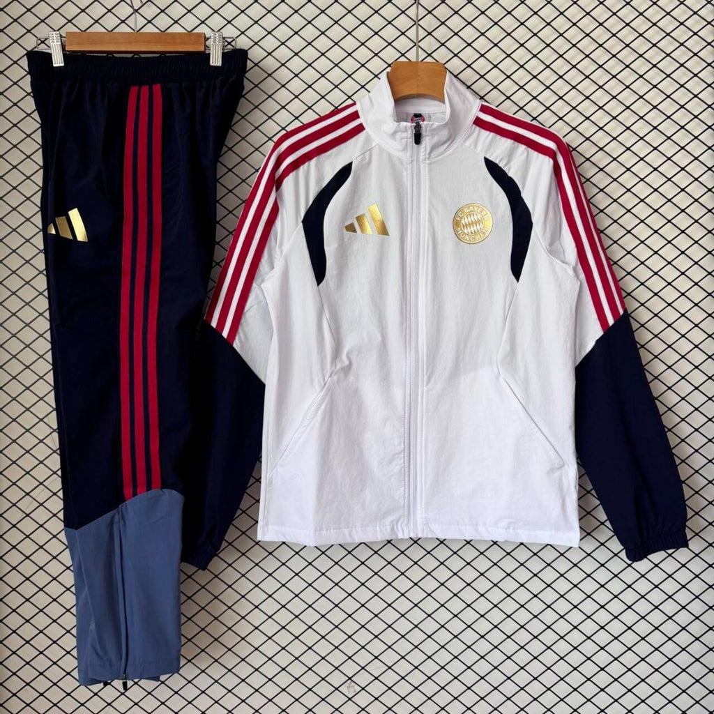 26/27 Bayern Munich White & Red Training Tracksuit
