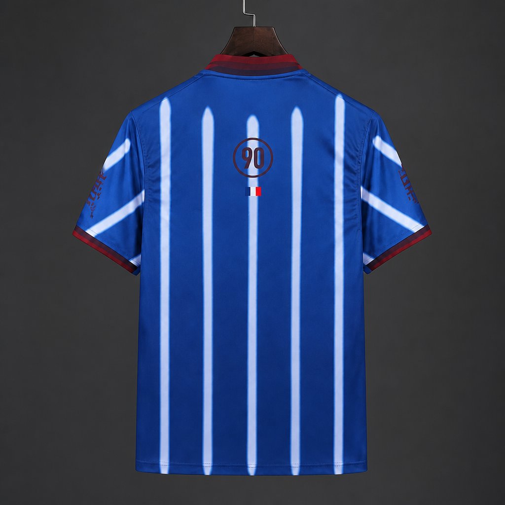 France x Travis Scott Cactus Jack Total 90 Retro Blue Stripe Jersey