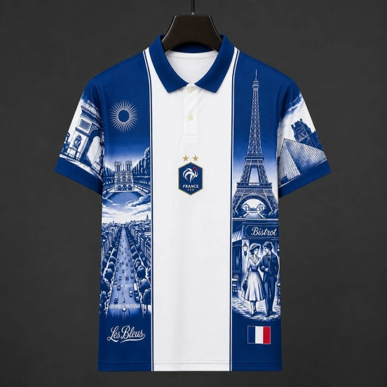 France Paris Special Edition Polo Collar Jersey