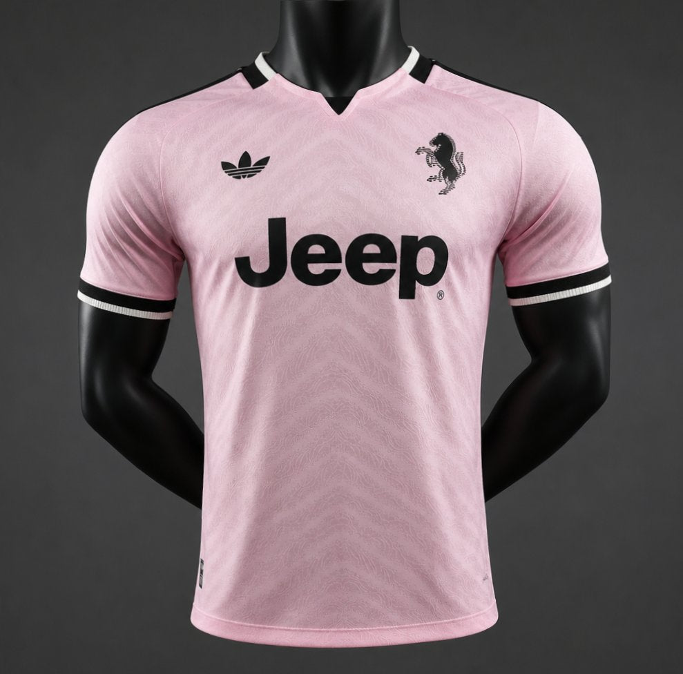 Player Version 26/27 Juventus Away Pink Jersey