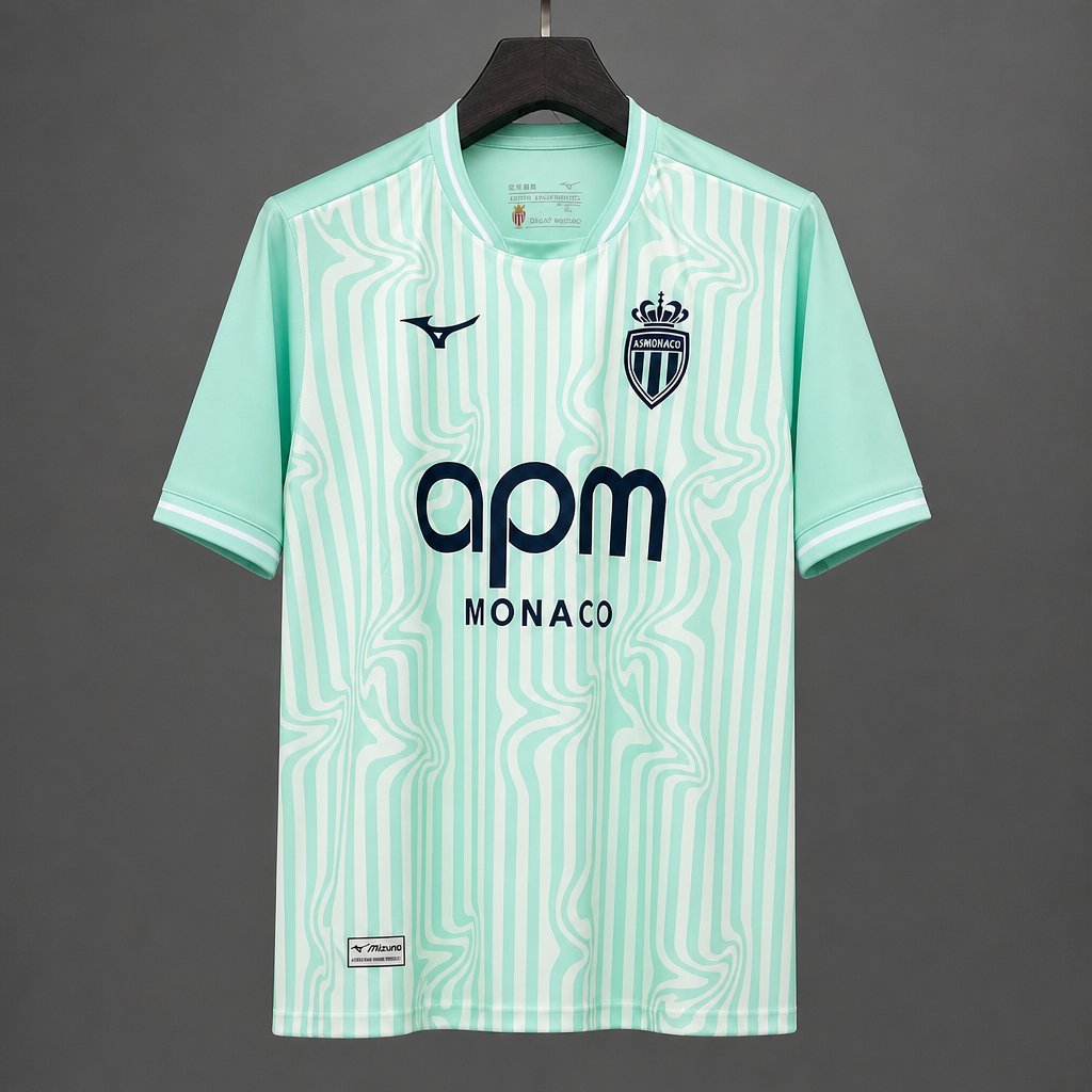 26/27 AS Monaco Away Mint Green Jersey