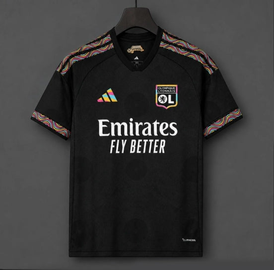 26/27 Olympique Lyonnais Third Black Jersey