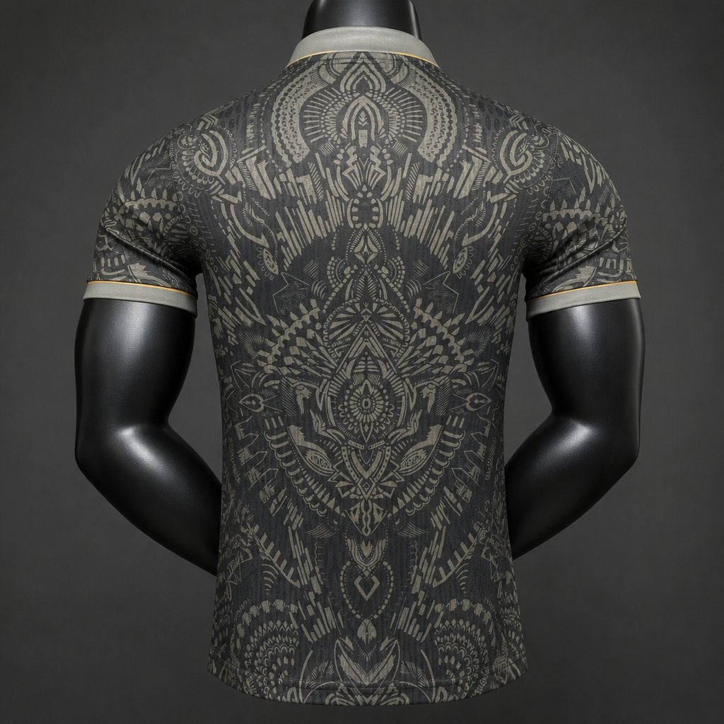 Player Version 26/27 Paris Saint-Germain Black with Tribal Pattern Special Edition Jersey