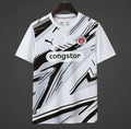 26/27 FC St. Pauli White with Black Graphic Away Jersey