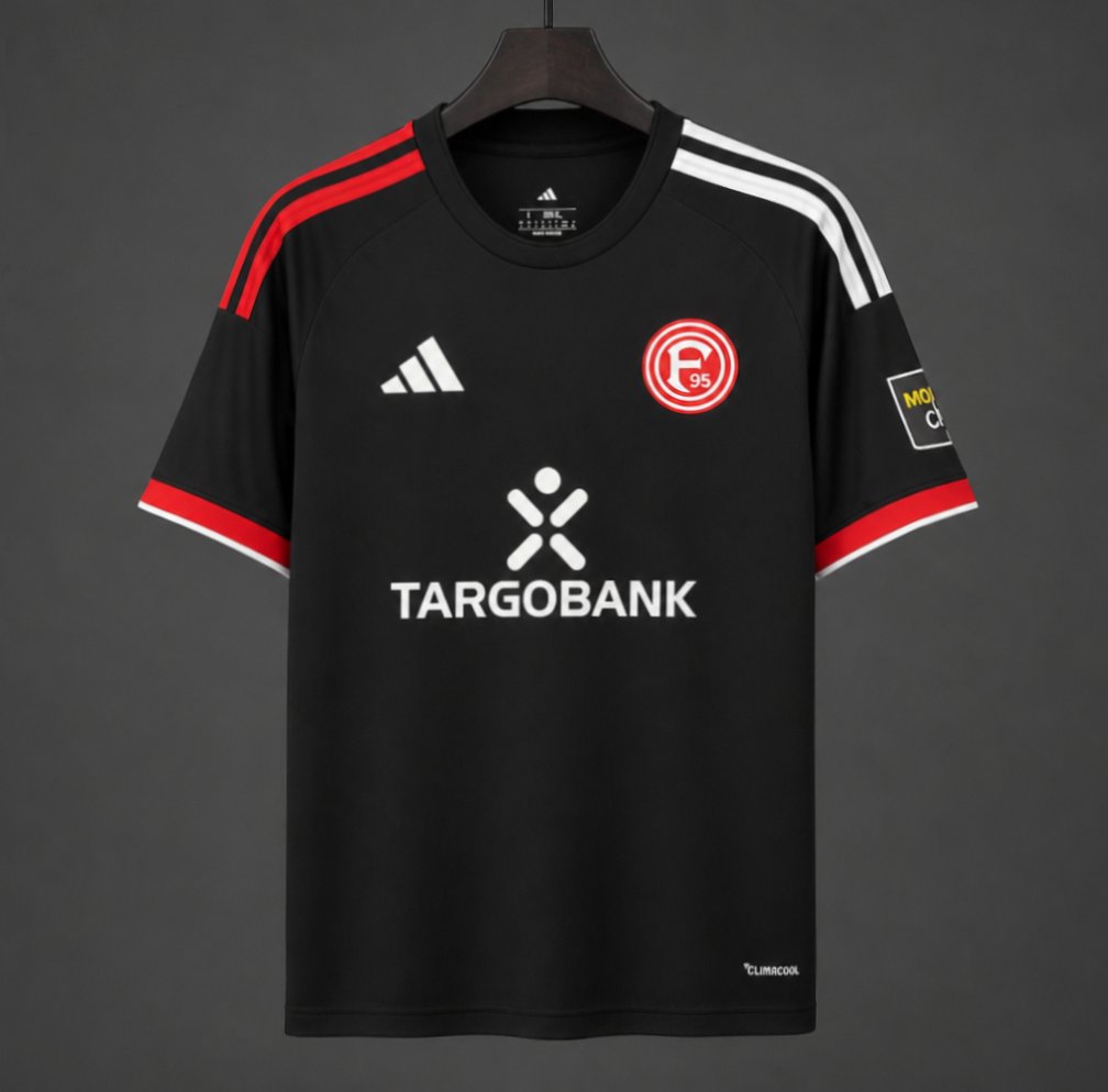 26/27 Fortuna Düsseldorf Third Black Jersey