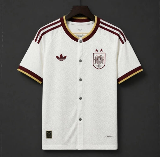 Spain Away MLB White Jersey