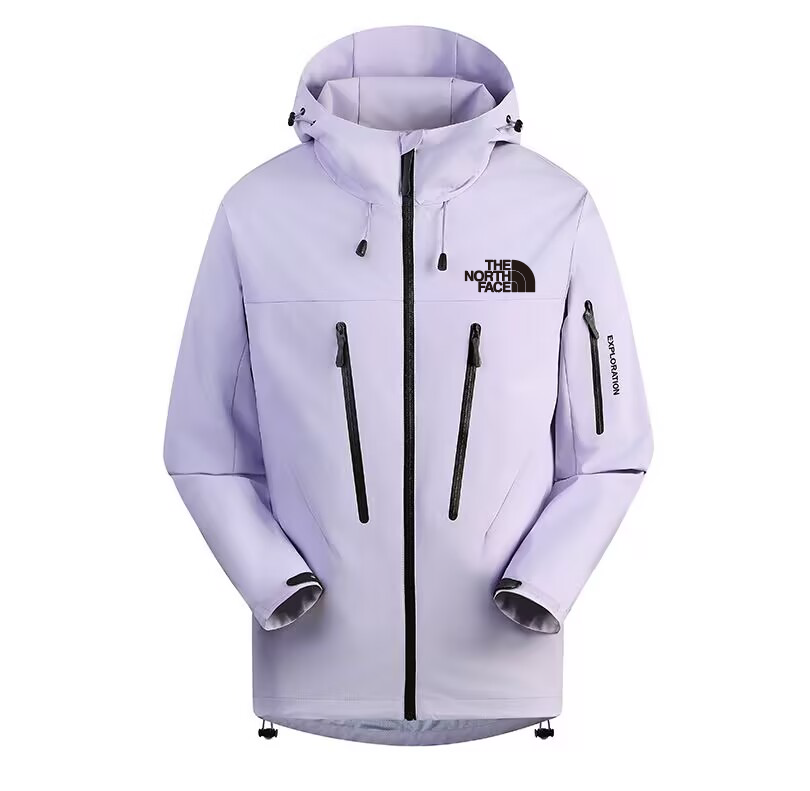 The North Face Pink Long Waterproof Jacket